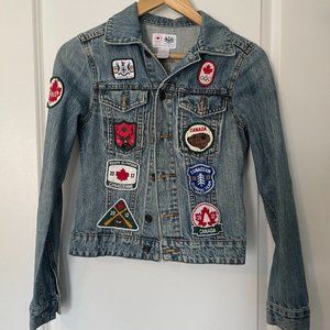 Hudson's Bay olympics 2012 denim jacket, size XS